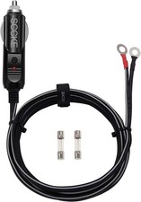 Heavy-Duty 14AWG 20A Male Plug Cigarette Lighter Adapter Power Supply Cord with