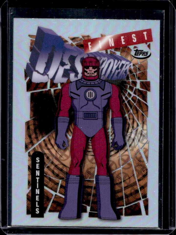 2025 Topps Finest Marvel X-Men '97 Sentinel Common Refractor #45