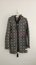 Odd Molly Nordic Knit Trench Cardigan - UK 10 (see measurements)Rose Embroidery
