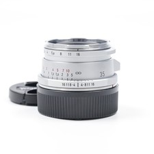 Voigtlander ULTRON Vintage Line 35mm F2 Type II VM Silver Near Mint  5756J