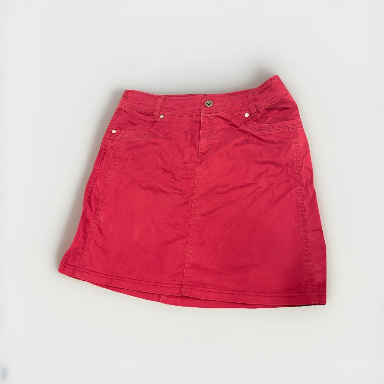 Kuhl Women’s Zurik Skirt Size 6 Red 6193 Small Flaw