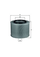Mahle Luftfilter Lx 441 Filtereinsatz FüR Mk Mercedes Lk LN2 Ng Sk