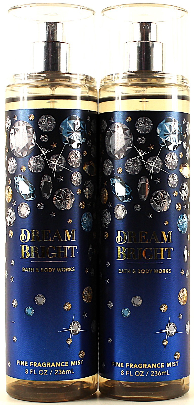 QTY 2 - Bath & Body Works DREAM BRIGHT Fine Fragrance Body Mist Spray 8Oz