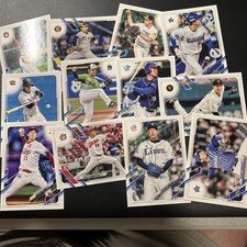 2021 Topps NIPPON PROFESSIONAl BASEBALL(Lot of 12)(NM)Kenshi Sugiya,Naoto China+