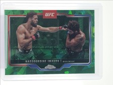 NASSOURDINE IMAVOV 2025 TOPPS CHROME UFC SAPPHIRE GREEN /75 Q7061