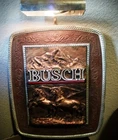 Vintage Busch Beer Lighted Horse Themed Bar Sign