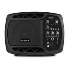 Vonyx V205B Foldback Monitor Portable PA System - Compact Powered Speaker