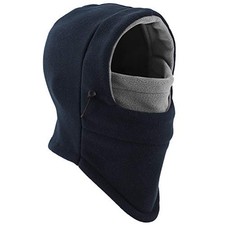 Kids Winter Hats Balaclava Ski Mask Windproof Warm Adjustable Dark Blue/Gray