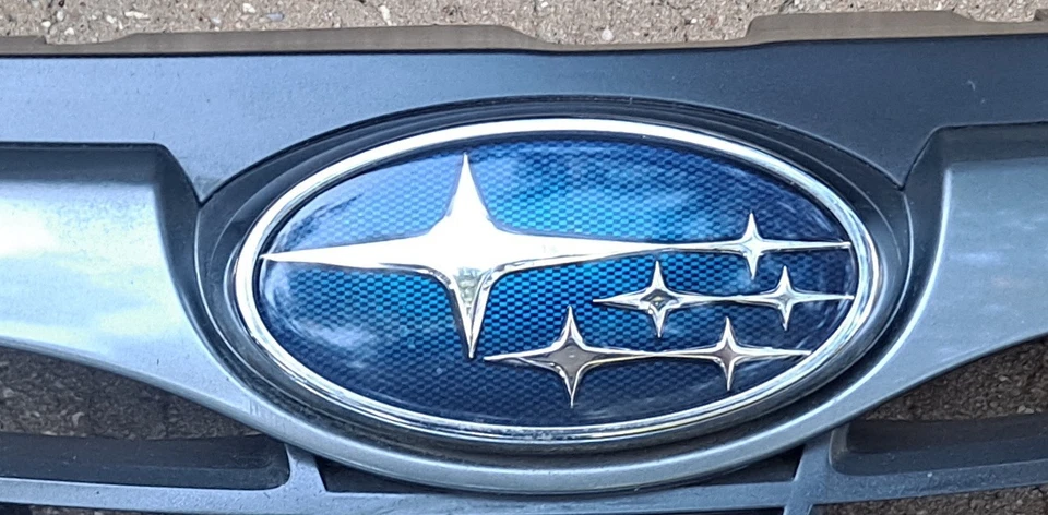 2008-2011 Subaru Impreza Front Grille Chrome & Gray 2009 2010 Foto 4 de 4