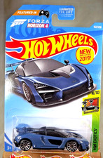 2019 Hot Wheels #162 HW Exotics 4/10 McLAREN SENNA Dark Gray w/Chrome 10 Spokes