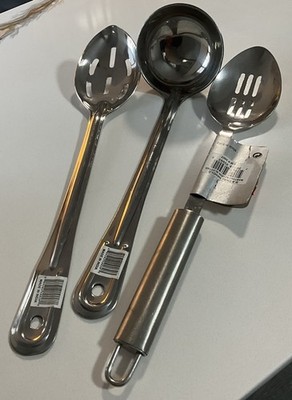 New Set of 3stainless steel kitchen utensils,slotted spoon-ladle-solid spoon#236