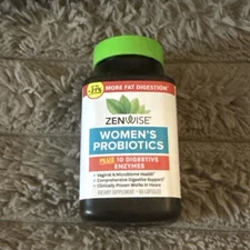 Zenwise - Women’s Probiotics + 10 Digestive Enzymes - 60 Servings - 04/26+