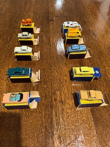 Vintage Matchbox Lesney Cars 1960's  - LOT OF 10