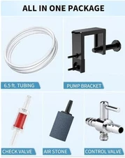 Live Bait Aerator, Portable USB Air Pump for 3-20 Gallon Nano Fish Tanks and ...