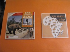 View Master-San Diego Zoo No. 1 A1731  Wild Animals of Africa B6181 TOT 6 REELS