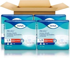 Tena Incontinence Adult Diapers, Maximum Absorbency 56 CT (4 packs of 14)