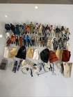 Vtg Star Wars Beater Action Figure Lot Of 32 + Accessories From 1977-1984 Kenner
