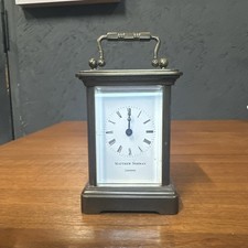 Matthew Norman 1754 London Brass Carriage Clock Swiss Made