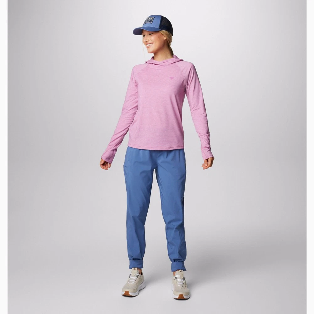 COLUMBIA Women's PFG Uncharted Hoodie - XL - Minuet Heather