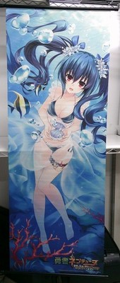 Hyperdimension Neptunia Extra-large tapestry Noire 120×45cm WonderGOO
