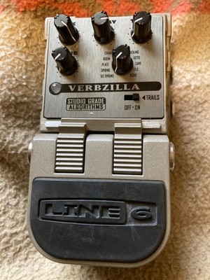 Line 6 Verbzilla Reverb Echo Guitar Effect Pedal