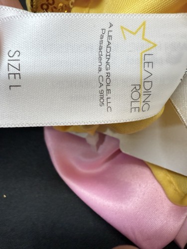 Disney Princesa Bella La Bella y la Bestia Lentejuelas Premium Collar para Mascotas Talla L Nuevo con Etiquetas - Imagen 10 de 11