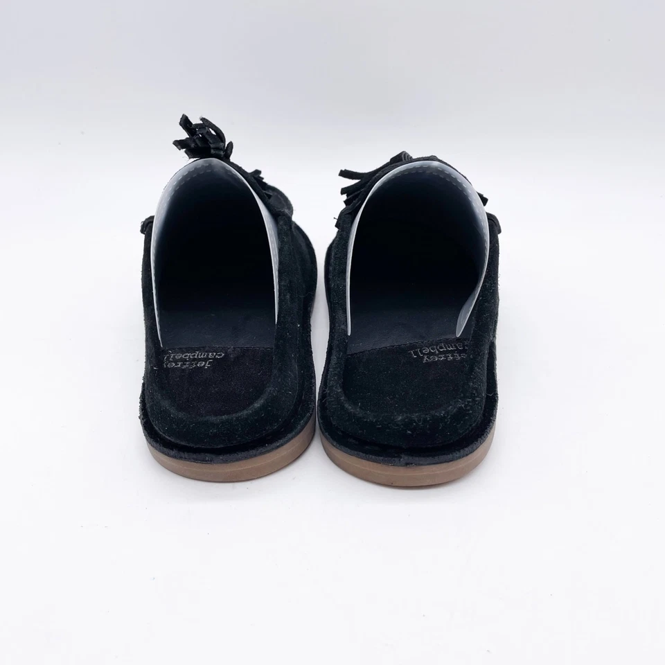 Женские мокасины Jeffrey Campbell Wrkathome Mule черные замшевые размер 5 - Изображение 2 из 4