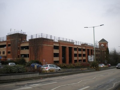 Foto 6x4 Parkhaus, Bury St Edmunds auf der Außenseite von Parkwa c2018