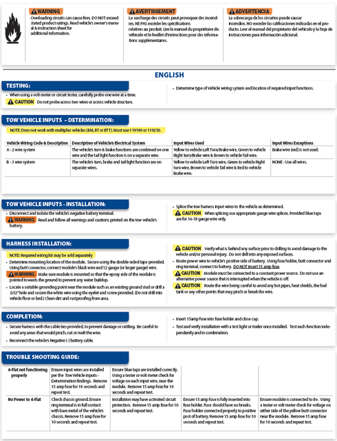 Trailer Tow Hitch For 05-06 Honda Element Complete Package w/ Wiring