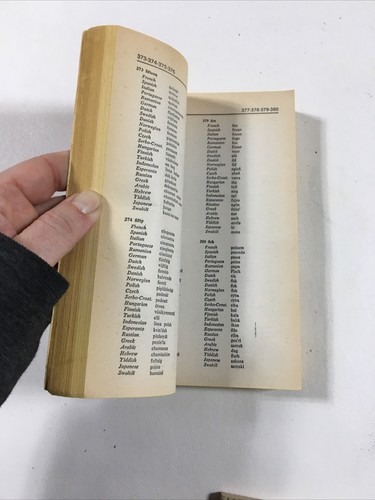 The Concise Dictionary Of 26 Languages - Peter M. Bergman (Paperback, 1968) - Picture 10 of 12