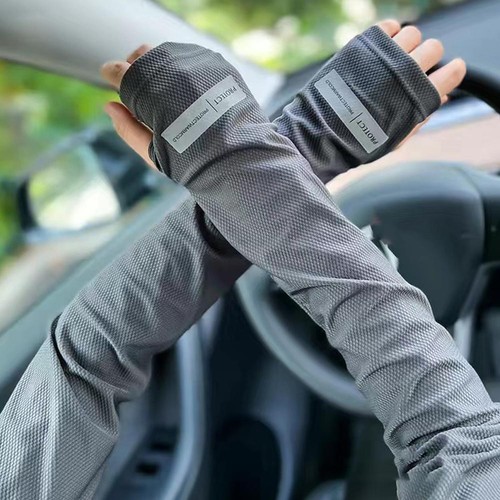 Unisex Cooling Arm Sleeves Cover Sports UV Sun Protection Outdoor Sports*. - Picture 4 of 32