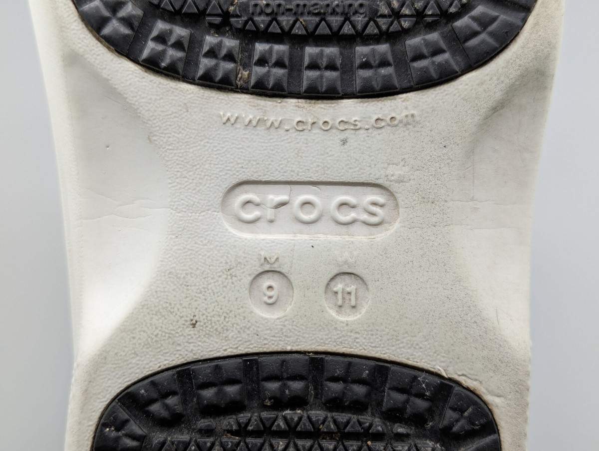 Crocs Dual Comfort Croc Lock Slip Resistant White Kitchen  display picture 1