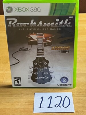 X-box 360 Game: Rocksmith, 2011, Includes Manual & A/V Setup Poster