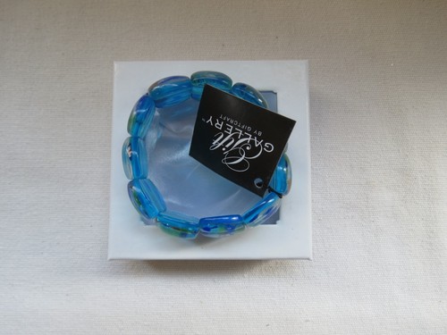 Murano Glass Blue Tutti- Frutti Bracelet / Lot 22 - Picture 3 of 3