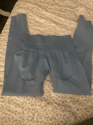 NVGTN Seamless Leggings Small NWOT Sky 