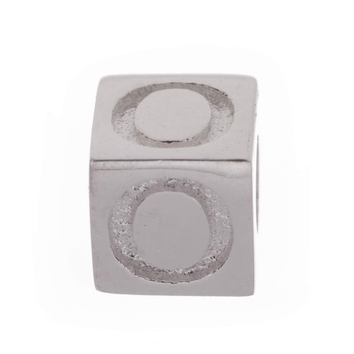 925 Sterling Silver Initial Charm – A–Z Cube Pendant – Personalised Gift - Picture 19 of 24