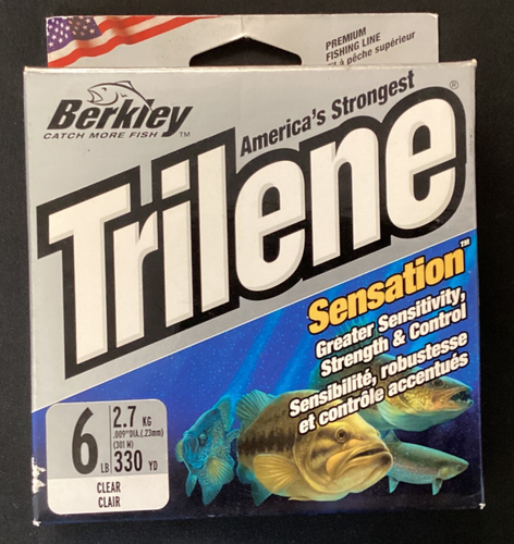 Trilene Sensation Clear 330yd 6lb Filler spool