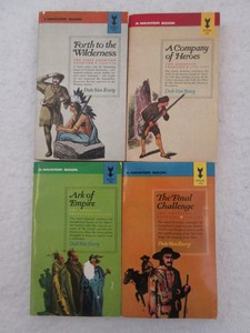 Lot-of-Dale-Van-Every-THE-FIRST-AMERICAN-FRONTIER-4-Vol-Set-Mentor-1962
