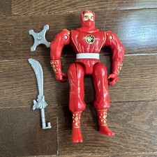 Bandai 1995 Mighty Morphin Power Rangers Sword Slashing Red Ninja Ranger complet