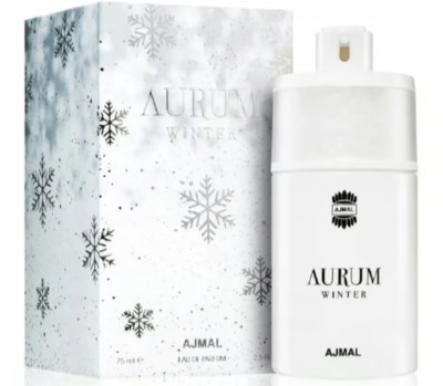 Ajmal Aurum Winter Perfume EDP Spray 2.5o/ 75ml Unisex Fragrance Original Men 