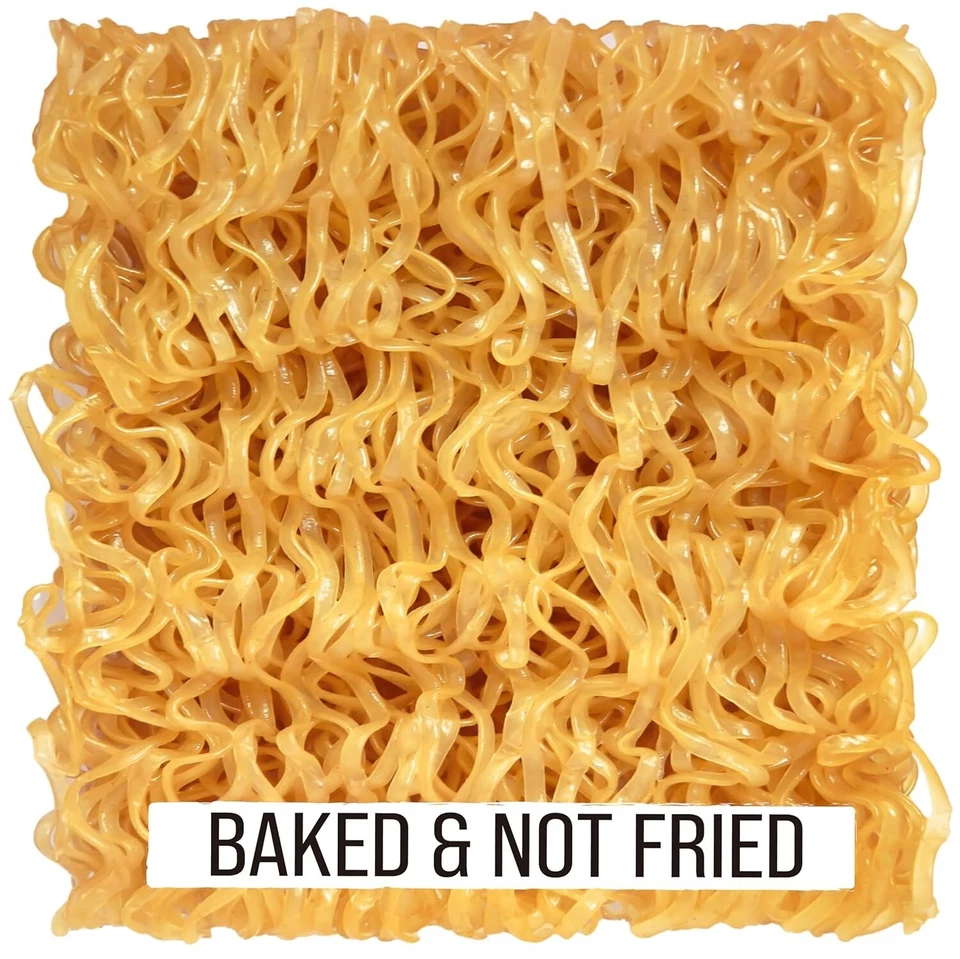 Gluten-Free Ramen Noodles Bulk Pack - 48 Plain Brown Rice Noodles, Low Sodium - Image 4 of 4