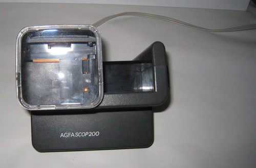 Visor de deslizamiento AGFASCOP 200 35 mm aire acondicionado eléctrico que funciona en buen estado - Imagen 9 de 10