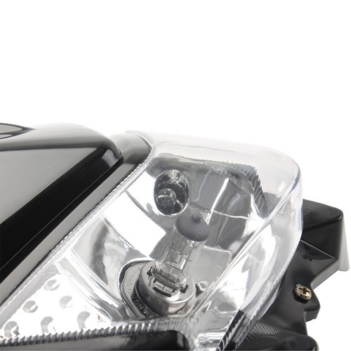 Universal Motorrad Verkleidung Scheinwerfer Lampe Hi/Lo für Street Fighter Dirt Bike - Bild 11 von 11