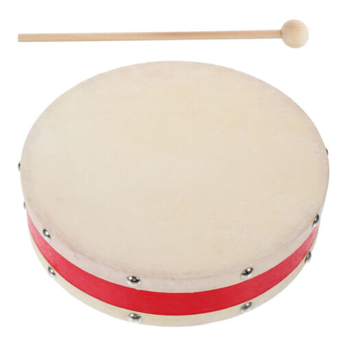 1 set of Wooden Hand Drum Instrument Percussion Hand Drum with for - 第 1/9 張圖片