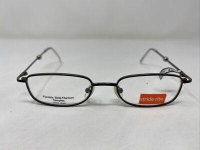 Stride Rite SR-32 021 46-17-135 Gunmetal Metal Full Rim Eyeglasses Frame WO12