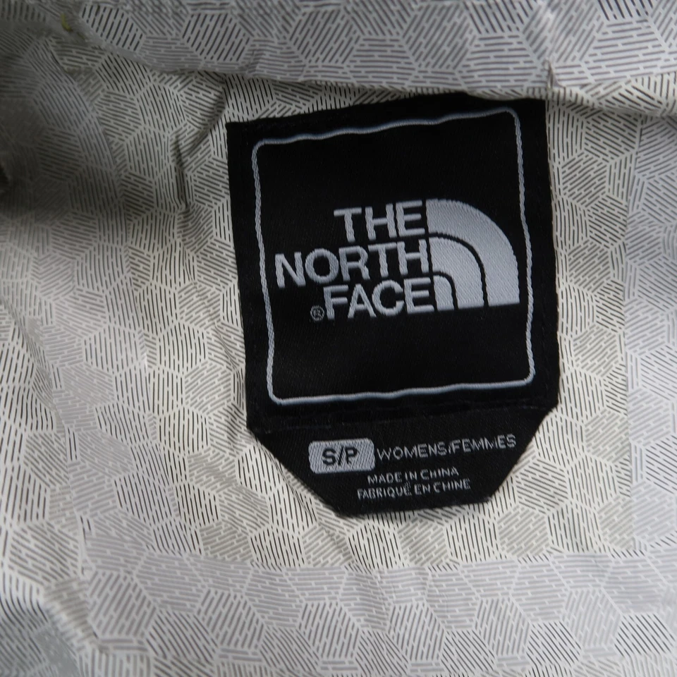 Chaqueta cortavientos The North Face para mujer pequeña amarilla Venture Hyvent 2,5 L con capucha Foto 4 de 4