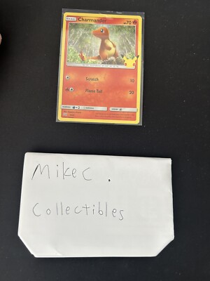 charmander pokemon mcdonalds card Pokémon Charmander 9/25 - McDonalds Promo - 25th Anniversary