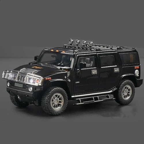 1/18 Hummer H2 Highway 61 SUV Alloy Car Model Diecast Toy Collectible Gift - Picture 11 of 18