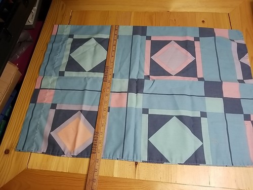 Funda de almohada geométrica vintage de color pastel - Imagen 4 de 5
