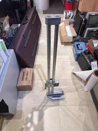 Mitutoyo 192-104 0.01 - 600mm" Analog Double Beam Height Gage